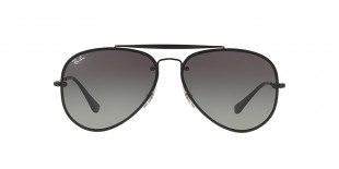 Ray-Ban Sunglass 3584N 015311 58 عینک آفتابی ریبن خلبانی مدل 3584 مناسب خانم ها و آقایان با عدسی دودی سایه روشن تخت