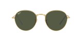 RayBan Sunglass RB3582 001/31 51عینک آفتابی ریبن 3582 گرد 51 میلی متری عدسی سبز و فریم فلزی طلایی| عینک نور