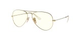 RayBan Sunglass RB3025 001/5F 55عینک آفتابی ریبن 3025 خلبانی 55 میلی متری عدسی دودی و فریم فلزی طلایی| عینک نور