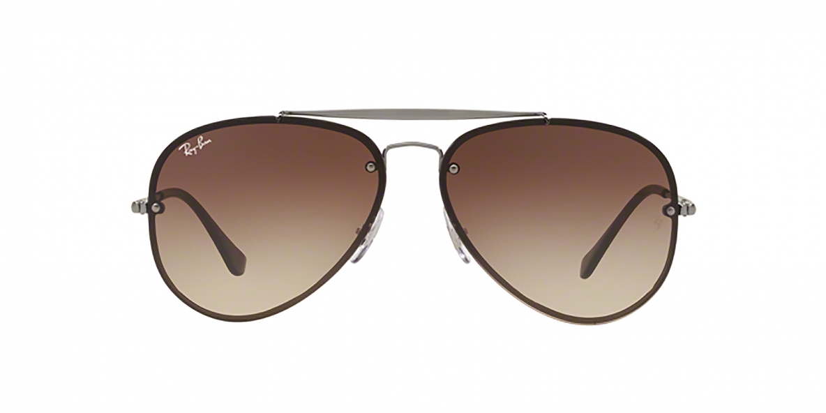 Ray-Ban Sunglass 3584N 000413 58 عینک آفتابی ریبن مدل 3584 خلبانی مناسب خانم ها و آقایان با عدسی قهوه ای سایه روشن