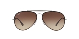 Ray-Ban Sunglass 3584N 000413 58 عینک آفتابی ریبن مدل 3584 خلبانی مناسب خانم ها و آقایان با عدسی قهوه ای سایه روشن