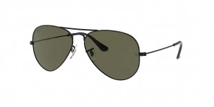 RayBan Sunglass RB3025 W3361 58عینک آفتابی ریبن 3025 خلبانی 58 میلی متری عدسی سبز و فریم فلزی مشکی| عینک نور