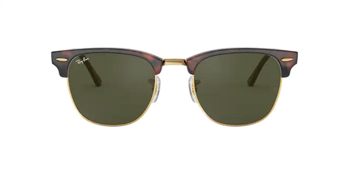 RayBan Sunglass RB3016 W0366 51ینعک آفتابی 3016 کلاب مستر 51 میلی متری عدسی سبز و فریم نایلونی هاوانا| عینک نور