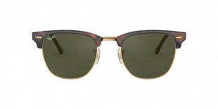 RayBan Sunglass RB3016 W0366 51ینعک آفتابی 3016 کلاب مستر 51 میلی متری عدسی سبز و فریم نایلونی هاوانا| عینک نور