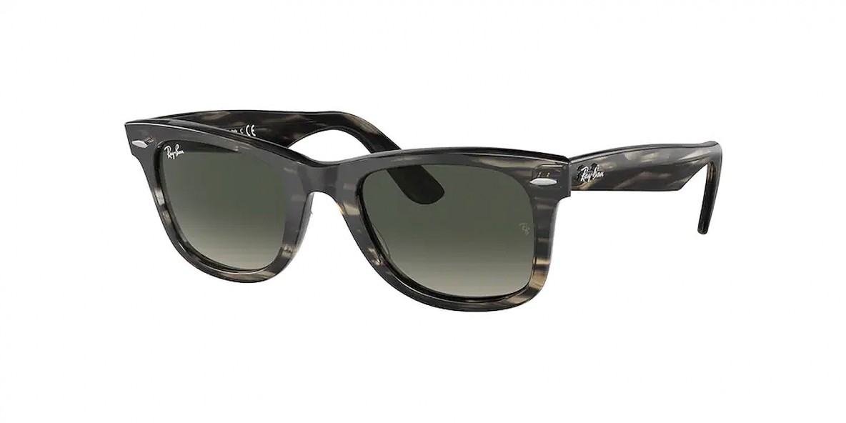 RayBan Sunglass RB2140 136071 50عینک آفتابی ریبن 2140 ویفرر 50 میلی متری عدسی دودی و فریم نایلونی نوک مدادی| عینک نور