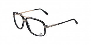 Cazal Optic 6027 001 60عینک طبی کازال 6027 مربعی 60 میلی متری و فریم نایلونی مشکی طلایی| عینک نور