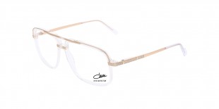 Cazal Optic 6027 003 60عینک طبی کازال 6027 مستطیلی 60 میلی متری و فریم فتزی نایلونی طلایی کریستال| عینک نور