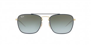 Ray-Ban Sunglass 3588S 9062I7 55 عینک آفتابی ریبن مدل 3588 مربعی مناسب آقایان با عدسی سبز آبی سایه روشن