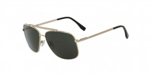 Lacoste L188S 714 59عینک آفتابی لاکست 188 خلبانی 59 میلی متری عدسی سبز دودی و فریم فلزی طلایی| عینک نور