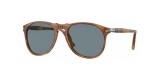 Persol Sunglass PO9649S 96/56 55 عینک آفتابی پرسول 9649 خلبانی 55 میلی متری عدسی آبی و فریم نایلونی هاوانا| عینک نور