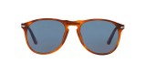 Persol Sunglass PO9649S 96/56 55 عینک آفتابی پرسول 9649 خلبانی 55 میلی متری عدسی آبی و فریم نایلونی هاوانا| عینک نور