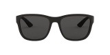 Prada Sport PS01US DG05S0 59 عینک آفتابی پرادا 01 مربعی 59 میلی متری عدسی دودی و فریم نایلونی مشکی| عینک نور