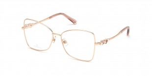Swarovski Optic SK5369 033 56 عینک طبی سواروسکی 5369 پروانه ای 56 میلی متری و فریم فلزی طلایی| عینک نور