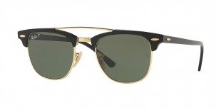 Ray-Ban Sunglass 3816S 090158 عینک آفتابی ریبن مدل 3816 کلاب مستر دو پل با عدسی سبز پلاریزه