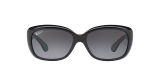 Ray-Ban Sunglass 4101S 0601T3 58 عینک آفتابی ریبن گربه ای مدل 4101 مشکی با عدسی دودی سایه روشن مناسب خانم ها