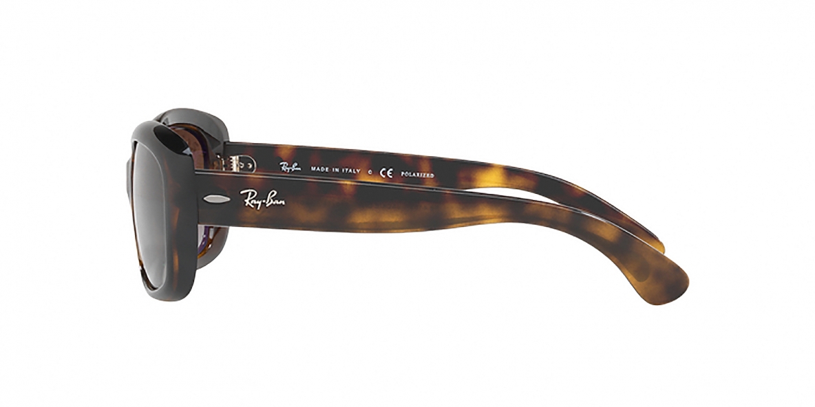 Ray-Ban Sunglass 4101S 0710T5 58 عینک آفتابی ریبن مدل 4101 گربه ای مناسب خانم ها با عدسی پلاریزه