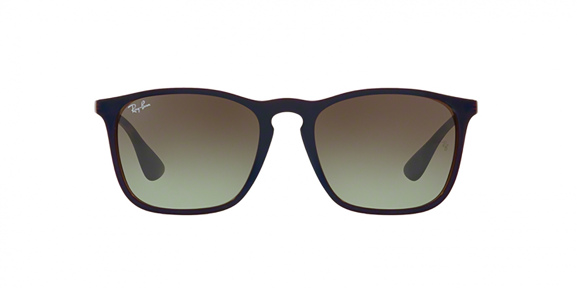 Ray-Ban 4187S 6315E8 54 عینک آفتابی ریبن مربعی مدل 4187 اریکا با عدسی سبز قهوه ای مناسب خانم ها و آقایان