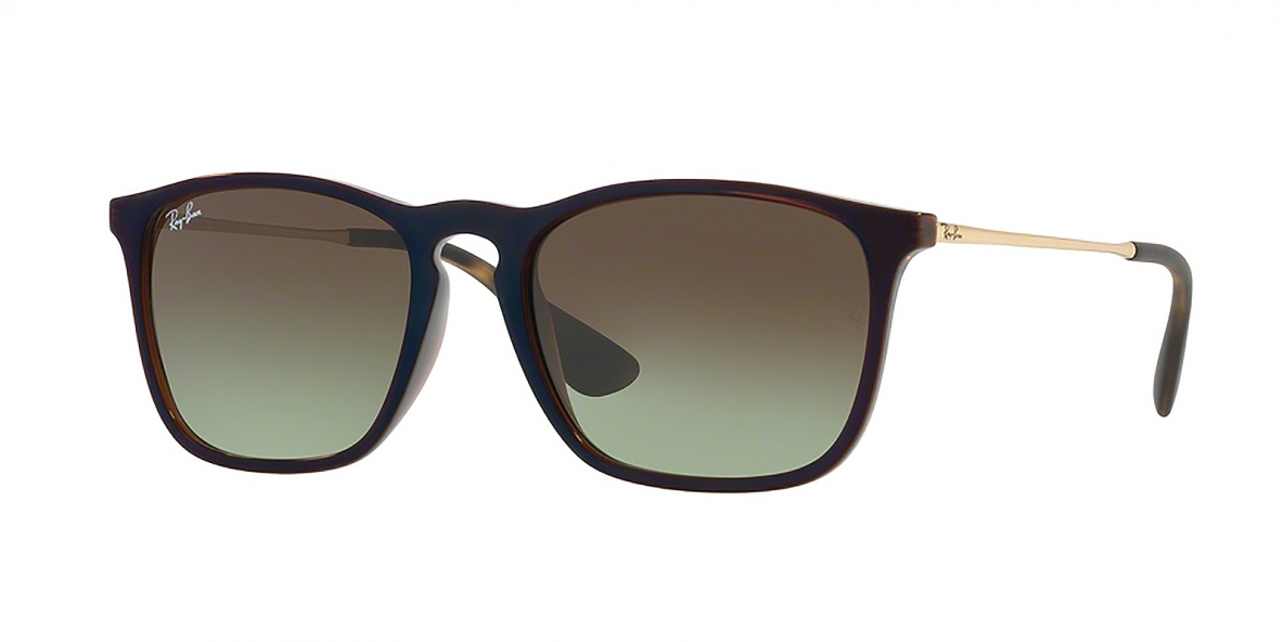 Ray-Ban 4187S 6315E8 54 عینک آفتابی ریبن مربعی مدل 4187 اریکا با عدسی سبز قهوه ای مناسب خانم ها و آقایان 