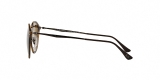 Ray-Ban 4224S 089473 49 عینک آفتابی ریبن گرد مدل 4224 قهوه ای هاوانا مناسب خانم ها و آقایان
