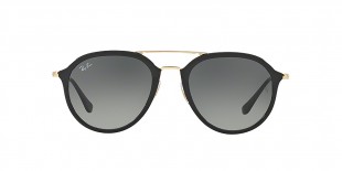 Ray-Ban 4253S 060171 53 عینک آفتابی ریبن خلبانی مدل جدید 4253 مناسب خانم ها و آقایان با عدسی دودی سایه روشن 