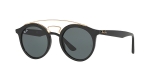 Ray-Ban 4256S 060171 49 عینک آفتابی گرد گتسبی ریبن مدل 4256 مشکی مناسب خانم ها و آقایان