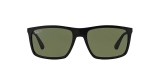 RayBan 4228S 06019A 58عینک آفتابی ریبن مدل 4228 مناسب آقایان با عدسی سبز و فریم مستطیل مشکی