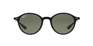 Ray-Ban 4237S 6 مناسب خانم ها و آقایان عینک آفتابی گرد ریبن مدل 4237 عدسی پلاریزه سبز 