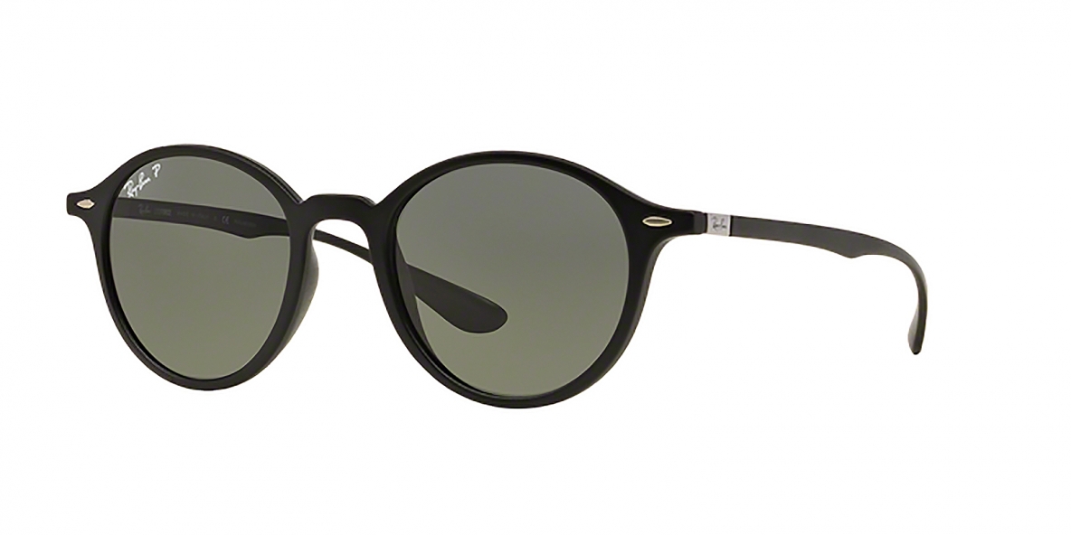 Ray-Ban 4237S 6 مناسب خانم ها و آقایان عینک آفتابی گرد ریبن مدل 4237 عدسی پلاریزه سبز 