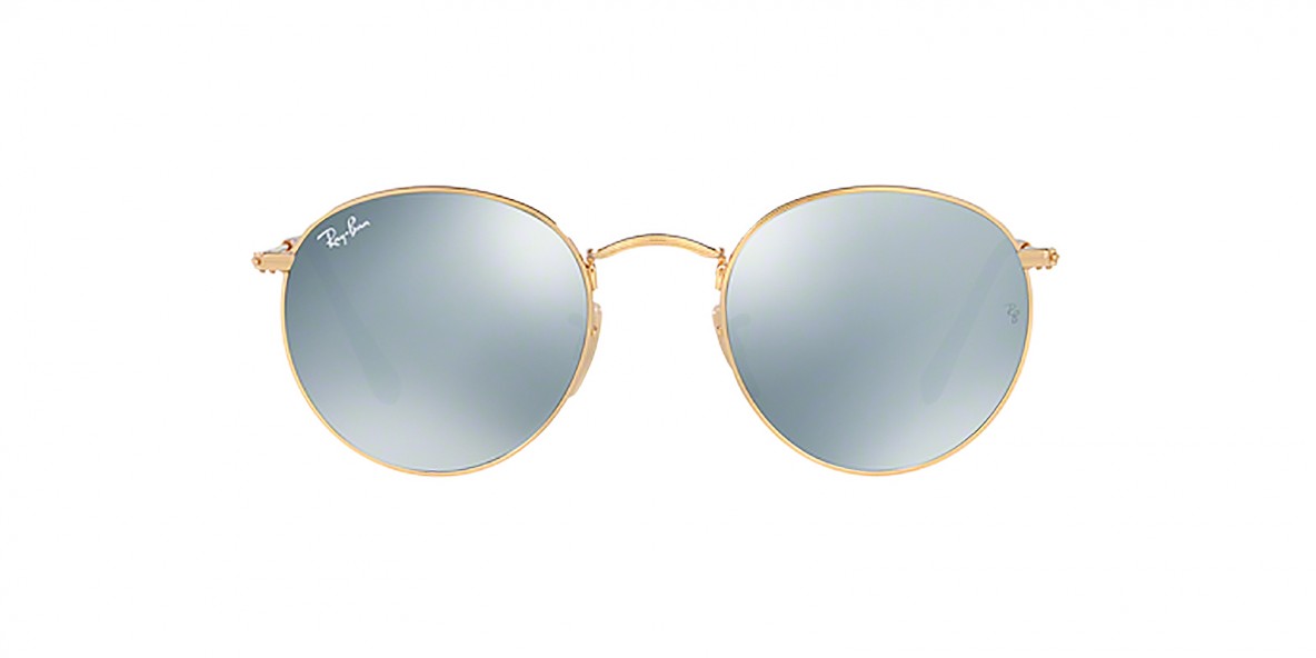 Ray-Ban 3447N 000130 50 عینک آفتابی ریبن با عدسی گرد مناسب خانم ها و آقایان