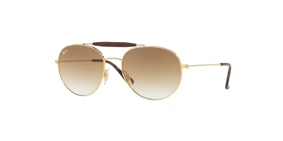 Ray-Ban 3540S 000151 53 عینک آفتابی زنانه مردانه ریبن گرد