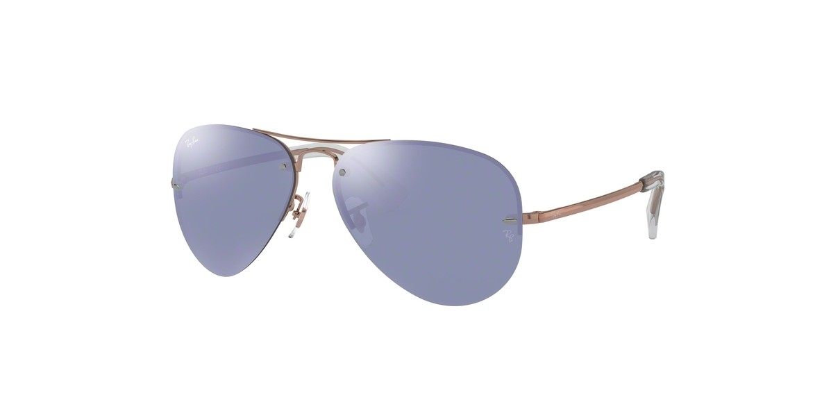Ray-Ban 3449S 90351U 59 عینک آفتابی زنانه مردانه ریبن خلبانی