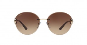 Bvlgari Sunglass 6091B 027813 61عینک آفتابی زنانه بولگاری گرد