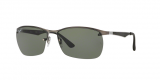 Ray-Ban 3550S 00299A 64 عینک آفتابی مردانه ریبن مستطیلی