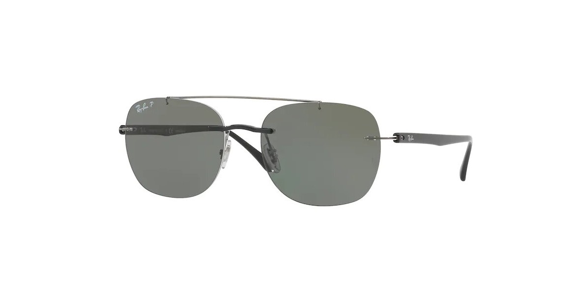 Ray-Ban 4280S 06019A 55 عینک آفتابی مردانه ریبن مربعی