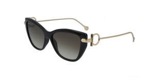 SalvatoreFerragamo Sunglass 928 001 55عینک آفتابی زنانه سالواتوره فراگامو گربه ای