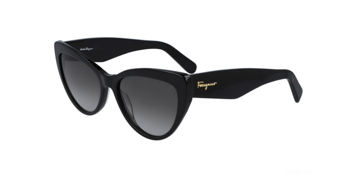 SalvatoreFerragamo Sunglass 930 001 56عینک آفتابی زنانه سالواتوره فراگامو گربه ای