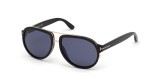 TomFord Sunglass FT0779 01V عینک آفتابی مردانه تام فورد خلبانی