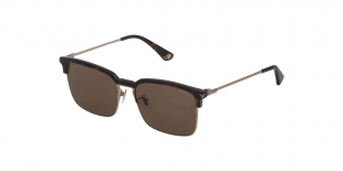 Police Sunglass SPL576 08FZ عینک آفتابی مردانه پلیس مربعی