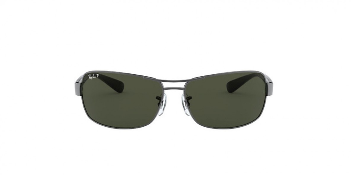 RayBan 3379 00458 64عینک آفتابی مردانه ریبن مستطیلی