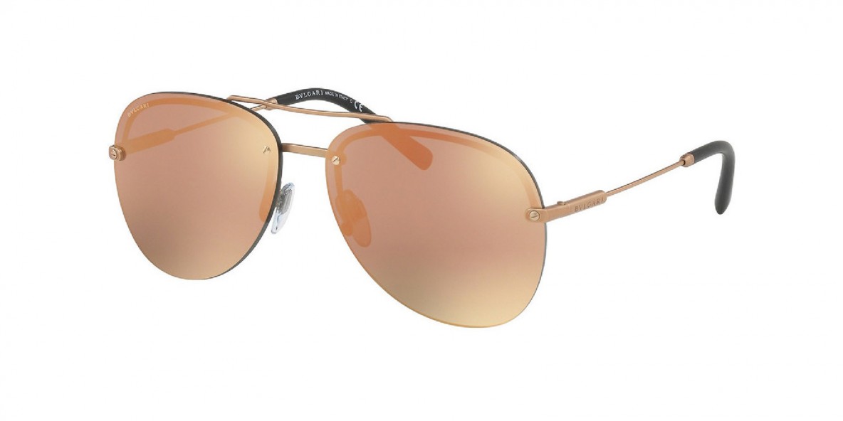 Bvlgari Sunglass 5044S 20134Z 60عینک آفتابی بولگاری زنانه خلبانی