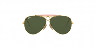 Ray-Ban 3138S 000001 58 عینک آفتابی زنانه مردانه ریبن خلبانی