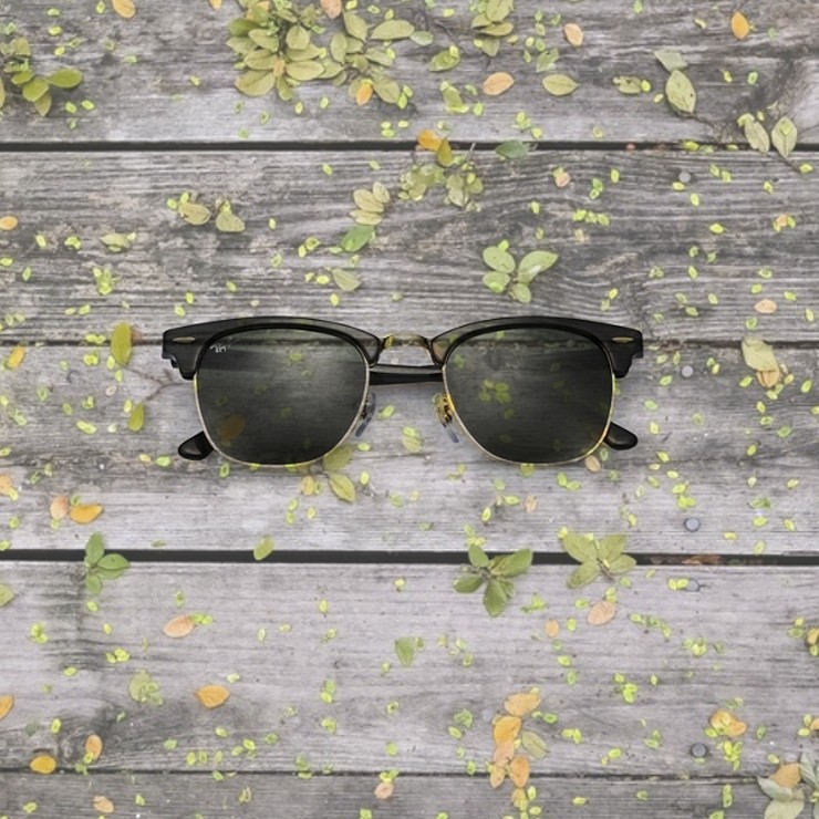عدسی رنگی برای عینک آفتابی در فصل پاییز